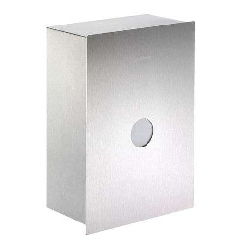 Hygienischer Abfallbehälter - LN177 - ERNST WAGNER GmbH & Co. KG - wandmontiert / Edelstahl / robust
