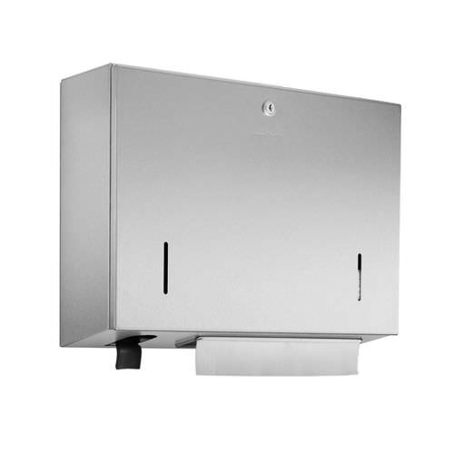 Handtuchspender-Kombinationseinheit - WP550 - ERNST WAGNER GmbH & Co. KG - Seifenspender / wandmontiert / Edelstahl