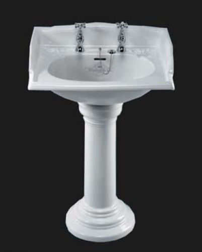 Bodenstehendes Waschbecken - WE2 WE3P - Windsor Bathroom Company - Keramik / rechteckig / Stil