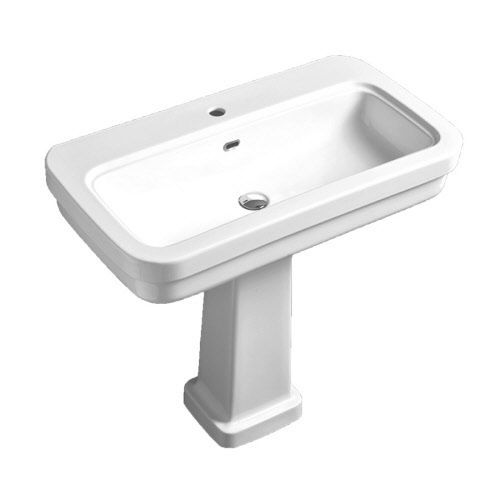 Bodenstehendes Waschbecken - EVO12 EVO03 - Windsor Bathroom Company - Keramik / rechteckig / Art Deco