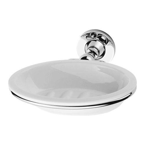 Wandmontierter Seifenhalter - WACD01C - Windsor Bathroom Company - Porzellan / Chrom