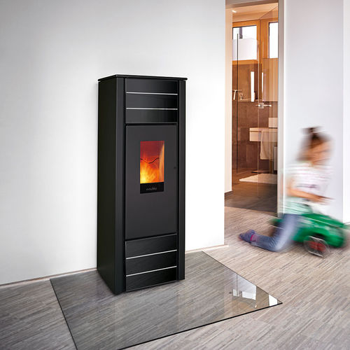 Pelletkaminofen - FAMILY.NRG  - Wodtke GmbH - 5 kW...10 kW / modern / Metall