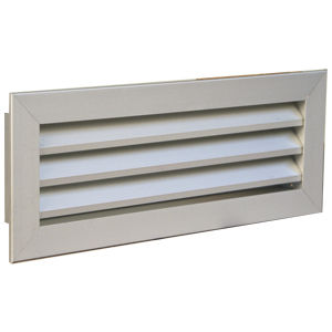 Lüftungsgitter / galvanisiertem Stahl - GRA - BROFER SRL - anodisiertes Aluminium / rechteckig / quadratisch