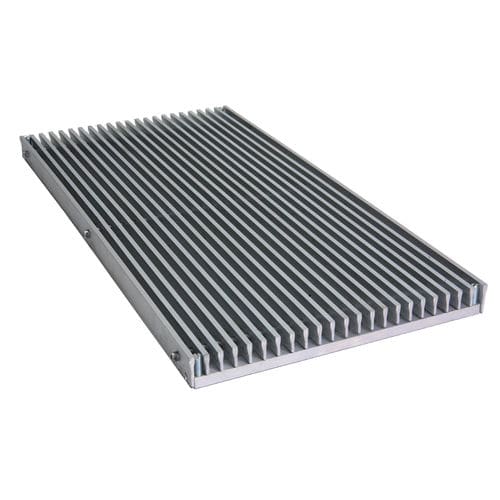 Lüftungsgitter / galvanisiertem Stahl - GRP  - BROFER SRL - anodisiertes Aluminium / rechteckig / für Doppelböden