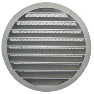 Aluminium-Lüftungsgitter - GCAM - BROFER SRL - Metall / rund