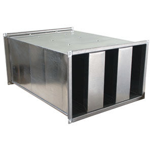 Lärmdämmer für Ventilation / galvanisiertem Stahl - SRA-100/50 - BROFER SRL