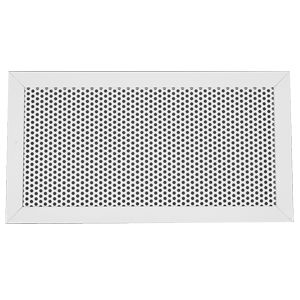 Aluminium-Lüftungsgitter - BQF - BROFER SRL - Stahl / rechteckig / weiß