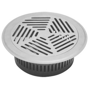 Bodenstehender Luftdiffusor - FTD - BROFER SRL - rund / Schlitz