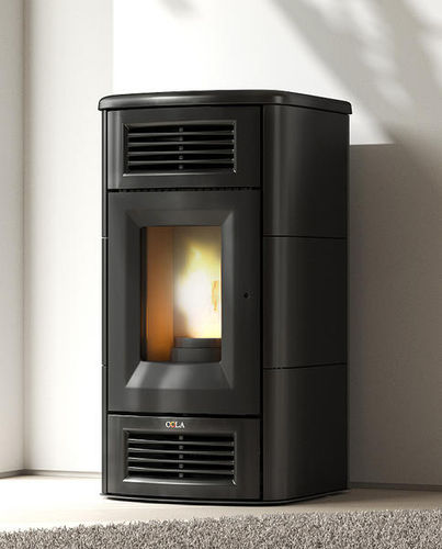 Pelletkaminofen - BEAUTY 13 LUX DUCTABLE - COLA GF WÄRMETECHNIK - 0 - 5 kW / 10 kW...20 kW / modern