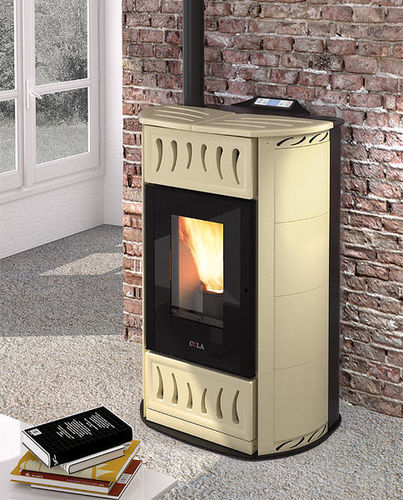 Pelletkaminofen - LOTO HR  - COLA GF WÄRMETECHNIK - 0 - 5 kW / 5 kW...10 kW / modern