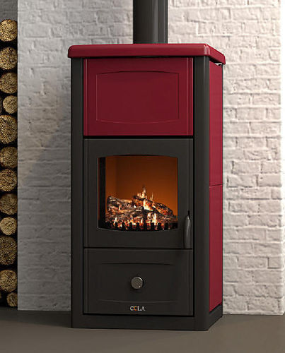 Holz-Kaminofen - ARIANNA - COLA GF WÄRMETECHNIK - 10 kW...20 kW / modern / Gusseisen