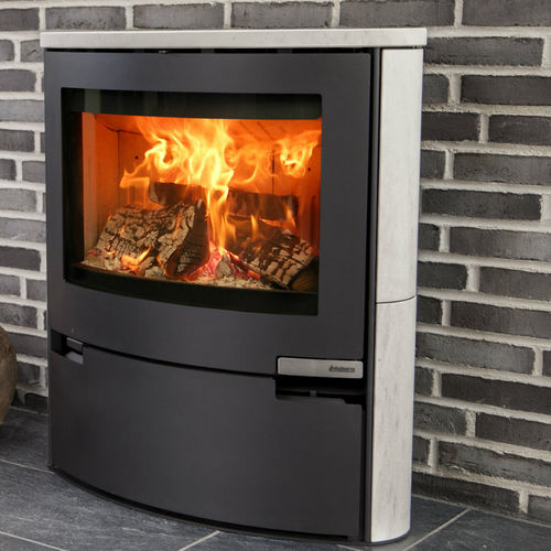 Holz-Kaminofen - 15SK LIMESTONE - ADURO A/S - 5 kW...10 kW / modern / Stahl