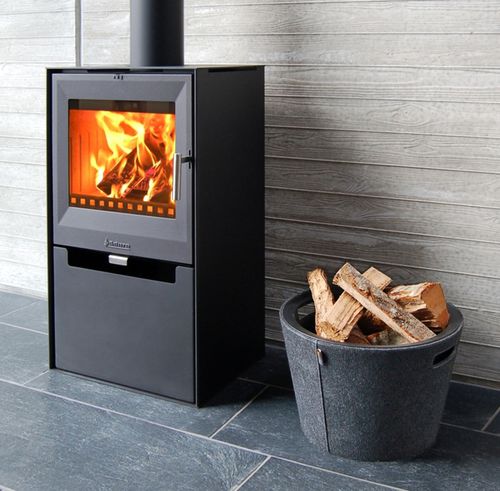 Holz-Kaminofen - 14 - ADURO A/S - 5 kW...10 kW / modern / Stahl