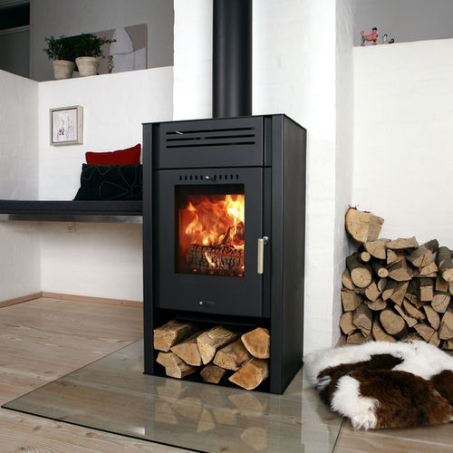 Holz-Kaminofen - ASGÅRD 1 - ADURO A/S - 0 - 5 kW / modern / Stahl