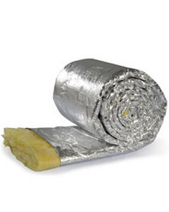 Thermoisolierung - SLEEVEAFS.ALUMINIUM - AFS FLEXIBLE DUCT - Glaswolle / Rollen / für Luftkanal