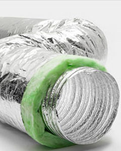 Elastischer r-Lüftungskanal - SONOAFS-ALU FORTE GREEN - AFS FLEXIBLE DUCT - Aluminium / wärmeisoliert / mit Greenguard®-Ökolabel