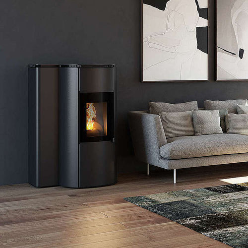 Holz-Kaminofen - ECO CIPPATINA - CS THERMOS S.R.L. - Pellet / 10 kW...20 kW / freistehend