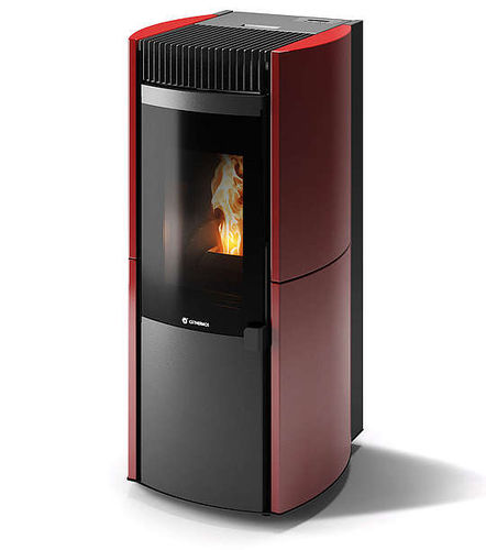 Pelletkaminofen - GARDA 9 PLUS - CS THERMOS S.R.L. - Biomasse / 0 - 5 kW / 5 kW...10 kW