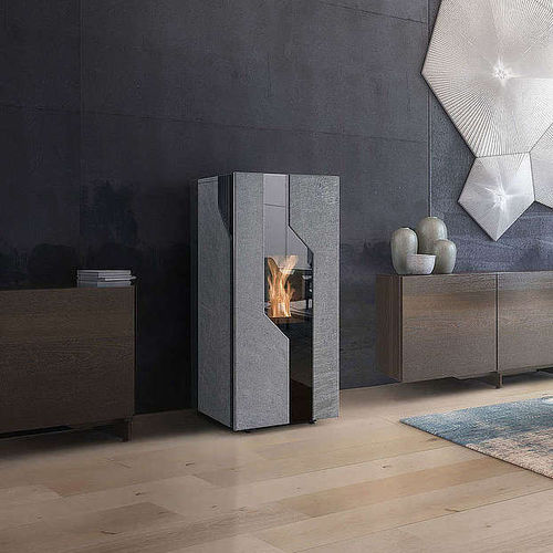 Pelletkaminofen - SIRMIONE 9 HERMETIC - CS THERMOS S.R.L. - Biomasse / 0 - 5 kW / 5 kW...10 kW