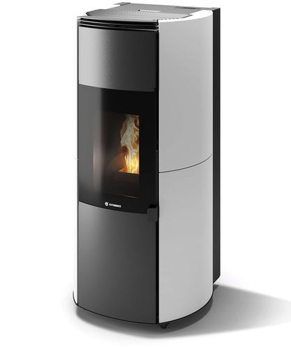 Pelletkaminofen - ARIANNA 12 PLUS - CS THERMOS S.R.L. - Biomasse / 0 - 5 kW / 10 kW...20 kW