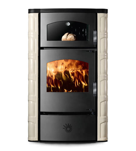 Holz-Kaminofen - ALICE - CS THERMOS S.R.L. - modern / Metall