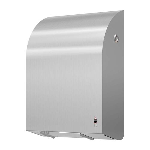 Wandmontierter Toilettenpapierhalter - 285 - DAN DRYER A/S - Edelstahl / für Gewerbegebrauch