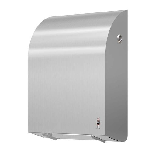 Wandmontierter Toilettenpapierhalter - 287 - DAN DRYER A/S - Edelstahl / für Gewerbegebrauch
