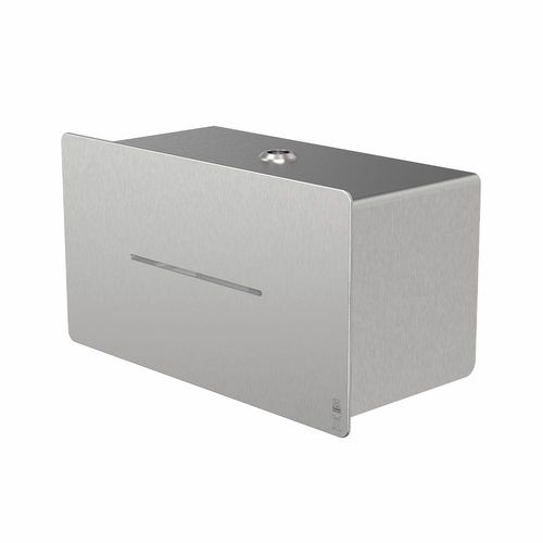 Wandmontierter Toilettenpapierhalter - 4070 - DAN DRYER A/S - Edelstahl / für 2 Rollen / für öffentliche Sanitäreinrichtungen