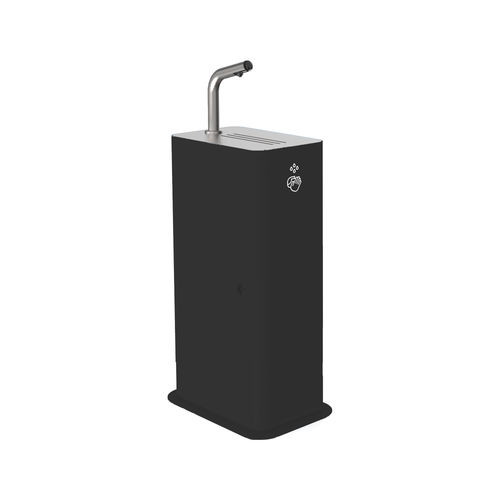 Freistehender Desinfektionsmittelspender - JUNIOR 3493 - DAN DRYER A/S - automatisch / s-Logo / Edelstahl