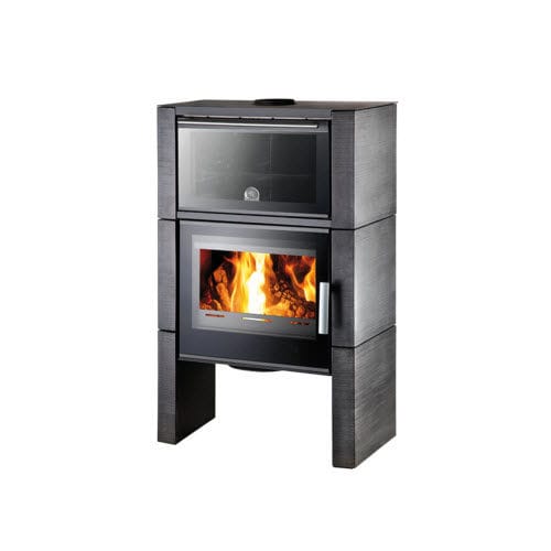 Holz-Kaminofen - NEWHAM EASY - HAAS + SOHN Ofentechnik GmbH - 8 kW / auf Füßen / modern