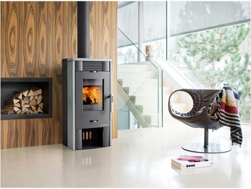 Holz-Kaminofen - ANDRO - HAAS + SOHN Ofentechnik GmbH - modern / Metall