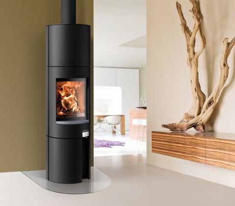 Holz-Kaminofen - FICUS  - HAAS + SOHN Ofentechnik GmbH - modern / Metall