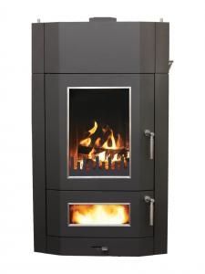 Wasserführender Kaminofen / Pellet - JUPO 15K - Hansa Öl- und Gasbrenner GmbH - modern / Stahl