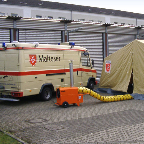 Heizöl-Lufterhitzer - K 30 T - Dantherm Group A/S - freistehend / mobil