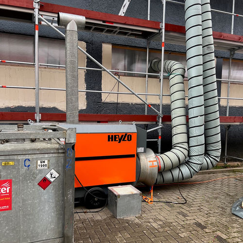 Heizöl-Lufterhitzer - K 120 - Dantherm Group A/S - freistehend / mobil
