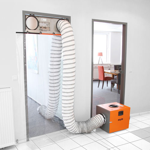 Absaugsystem für Gewerbegebrauch - HEYLO DCS-PF 1400 - Dantherm Group A/S - Handgerät / Trocken / mit Kabel