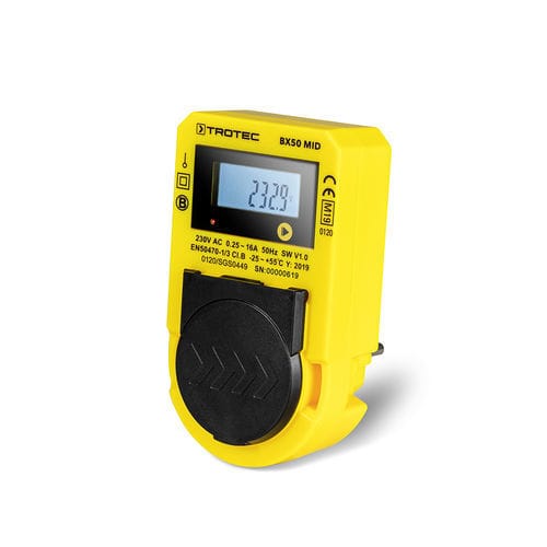 Einphasiger Energiezähler - TROTEC BX50 MID - Dantherm Group A/S - digital / 50 Hz / Leistungsanzeige