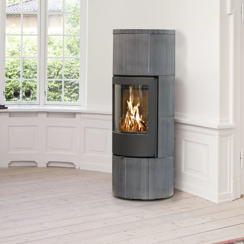 Holz-Kaminofen - TROJA  - Jydepejsen A/S - 0 - 5 kW / 8 kW / bodenstehend