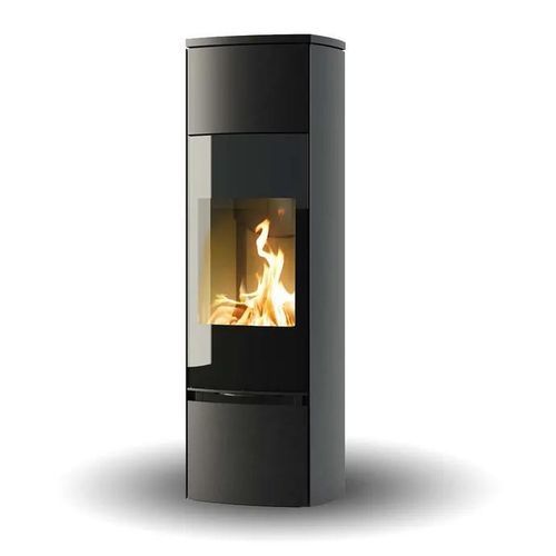 Holz-Kaminofen - BELLA HIGH - Jydepejsen A/S - freistehend / modern / Stahl