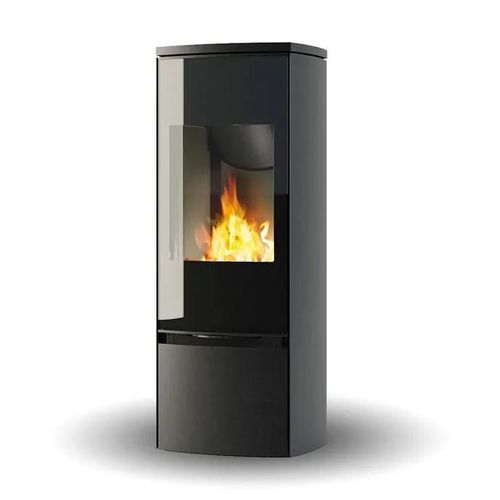 Holz-Kaminofen - BELLA - Jydepejsen A/S - freistehend / modern / Stahl
