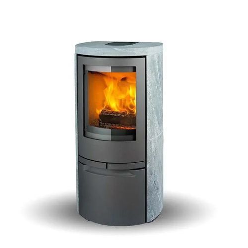 Holz-Kaminofen - COSMO 1147 SOAPSTONE - Jydepejsen A/S - freistehend / modern / Speckstein