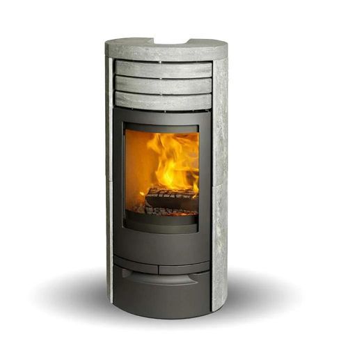 Holz-Kaminofen - COSMO 971 SPECIAL S - Jydepejsen A/S - freistehend / modern / Speckstein