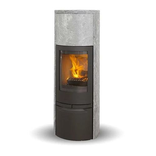 Holz-Kaminofen - COSMO 1500 SOAPSTONE - Jydepejsen A/S - freistehend / modern / Speckstein