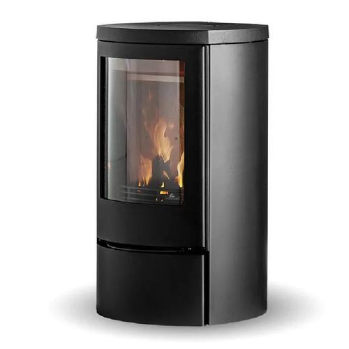 Holz-Kaminofen - COZY CLASSIC LOW - Jydepejsen A/S - freistehend / modern / Speckstein