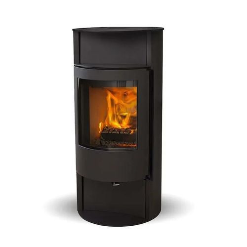 Holz-Kaminofen - ORION - Jydepejsen A/S - freistehend / klassisch / Stahl