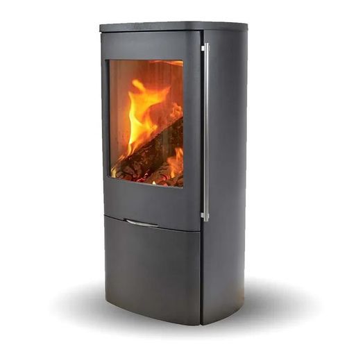 Holz-Kaminofen - SENZA - Jydepejsen A/S - freistehend / modern / Stahl
