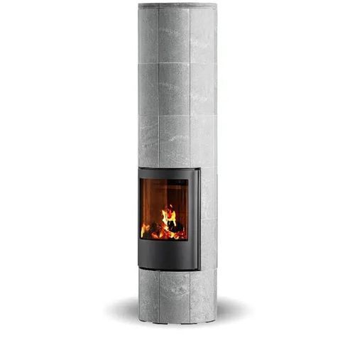 Holz-Kaminofen - TROJA 46 SOAPSTONE - Jydepejsen A/S - freistehend / modern / Speckstein