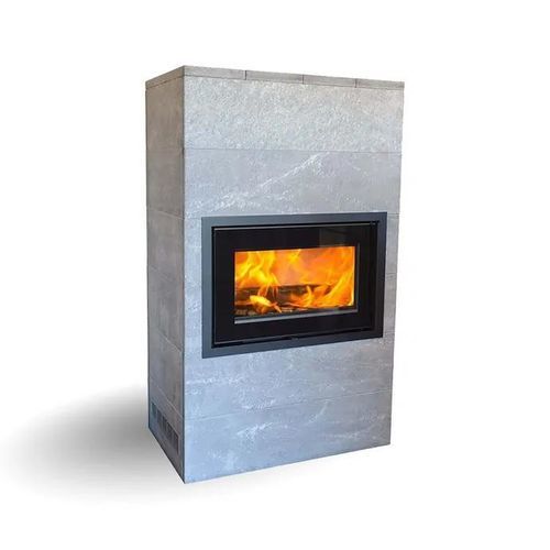 Holz-Kamineinsatz - SIGMA TITAN 3 - Jydepejsen A/S - Stahl / mit natürlicher Konvektion / modern
