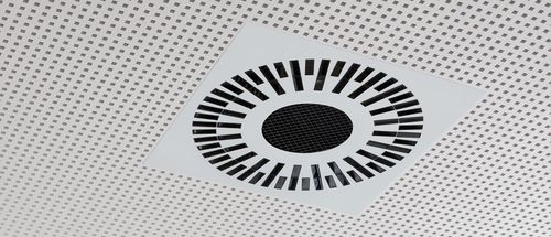 Deckenmontierter Luftdiffusor - INDULVENT EC - Kiefer GmbH Luft- und Klimatechnik - quadratisch