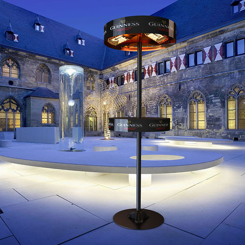Selbsttragender Infrarot-Terrassenheizer - AMERICAN BAR 739 - MO-EL - elektrisch / 1800 w / vertikal